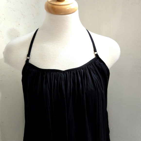 Abercrombie & Fitch | Black Spaghetti Strap Tank Top - Picture 3 of 11